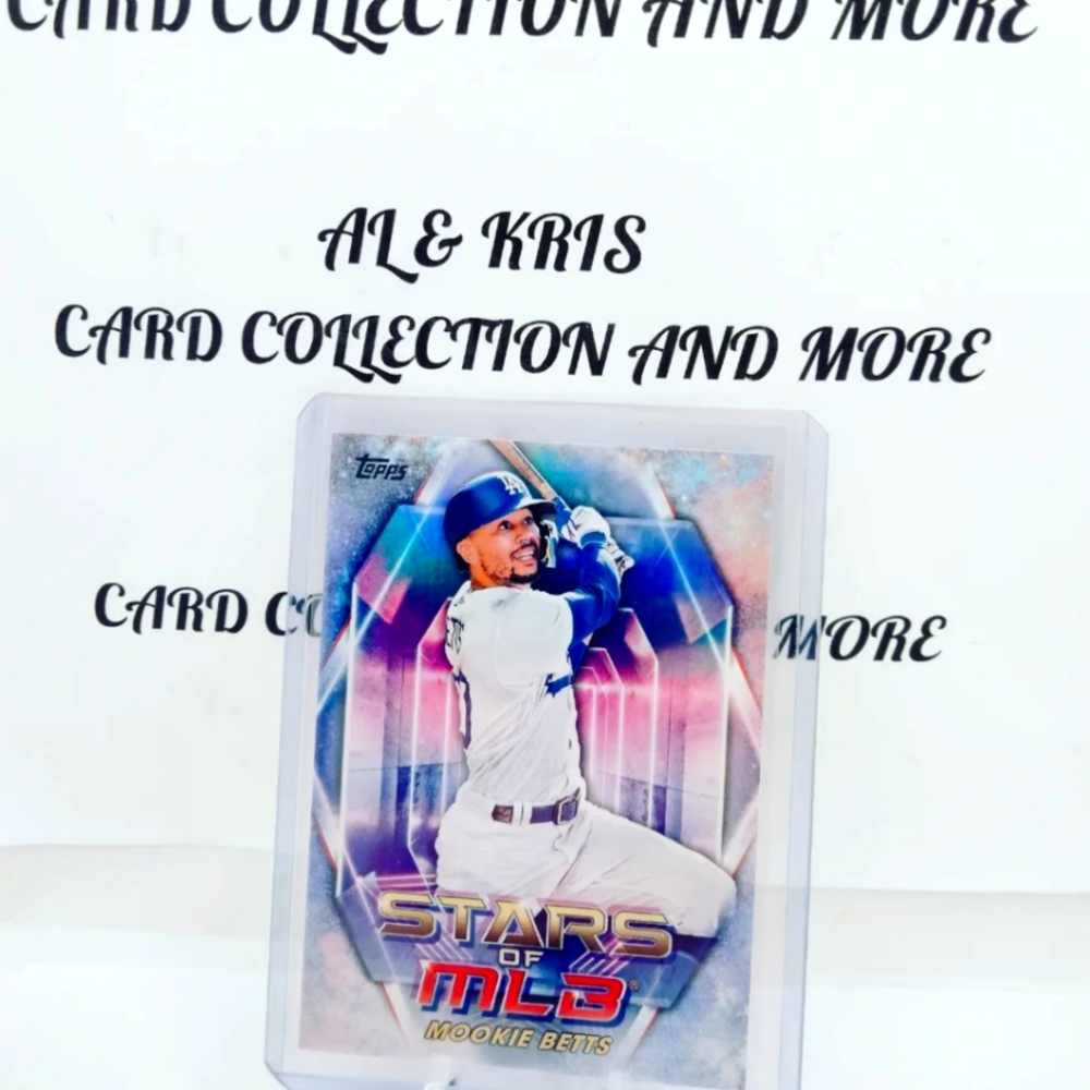 2023 Topps Chrome Mookie Betts Holo Stars Card